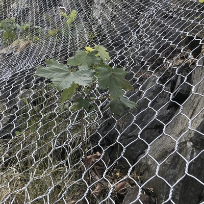 Cestini esagonali di gabione intrecciati in lega galvanizzata per supporto geogrid edilizio