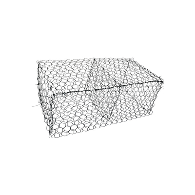 Cesto di gabiano rivestito con Galfan con filo di acciaio di 2,7 mm e 0,5 mm