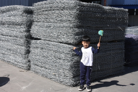 Personalizzazione Galvanizzata Lega Gabion Basket Alta resistenza alla corrosione