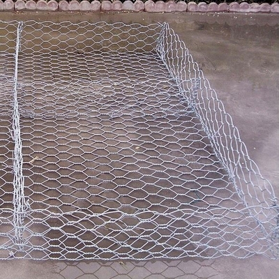 Casella di gabion con rivestimento in PVC di galfan rivestito in lega 2*1*1M Dimensione personalizzata