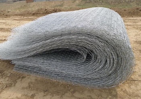 Alta resistenza alla trazione 3,4 mm Galvanizzato Gabion Griglia Esagonale Per la Protezione di Banchi del Fiume