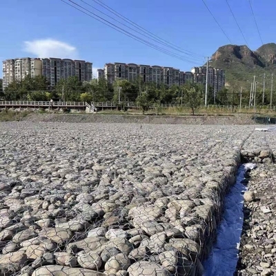 Casella di gabion di saldatura a punto confezionata con filo di Selvedge galvanizzato a caldo da 3,0 mm