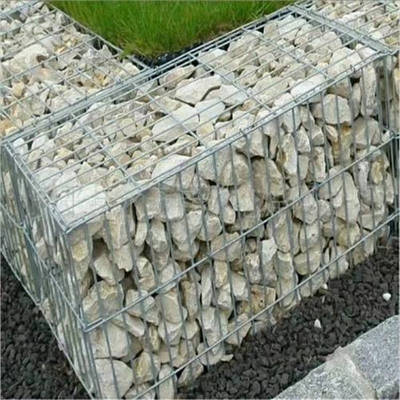 Pre-riempito Gabion Galvanizzato Pesante mesh esagonale Corsa anti corrosione per argini di fiume