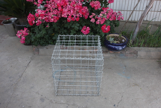 Pre-riempito Gabion Galvanizzato Pesante mesh esagonale Corsa anti corrosione per argini di fiume