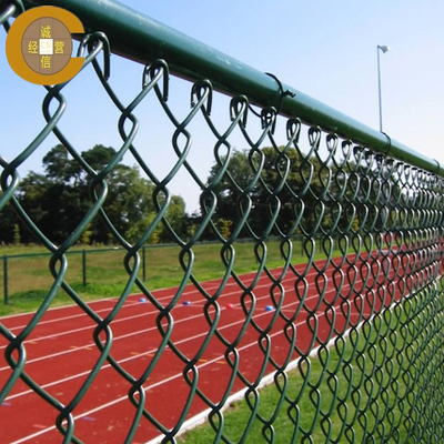 Verde PVC rivestito Chain Link Recinzione Antirrugine Saldato Acciaio Ferro Mesh