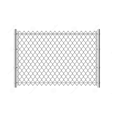 50x50 dimensione della maglia Galfan Leghe Chain Link Recinzione filo di maglia tessuto