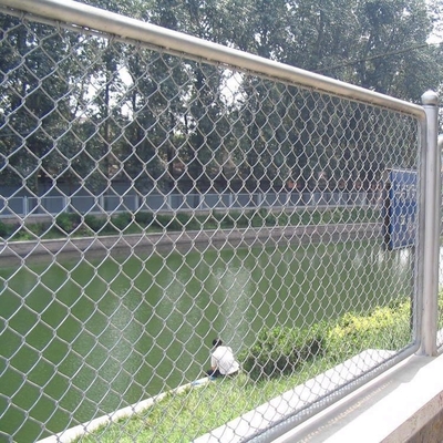 50x50 dimensione della maglia Galfan Leghe Chain Link Recinzione filo di maglia tessuto