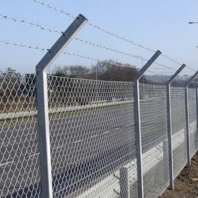 Sistema di recinzione tessuta Top Galvanizzato Acciaio filo di lega Chainlink Recinzione