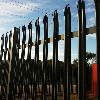 Palisade di sicurezza della piscina in plastica rivestita di ferro