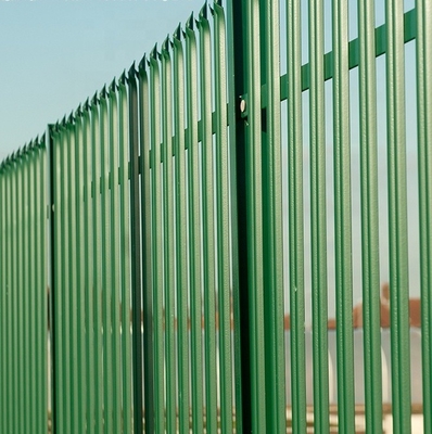 Palisade di sicurezza della piscina in plastica rivestita di ferro