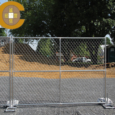 6 * 12ft Professional robusto galvanizzato temporanea recinzione per la sicurezza