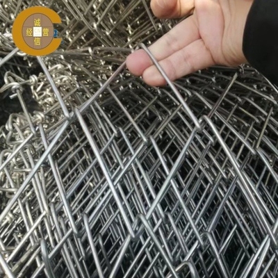 Protezione da cadute di roccia e pendenza - Reti di filo di ferro galvanizzato resistenti alla trazione