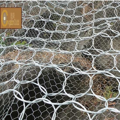 Galvanizzato 4mm filo 10*5m reticolato rotondo Rockfall Barrier Net
