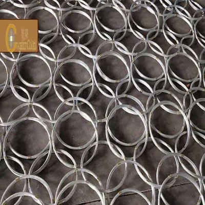 Galvanizzato 4mm filo 10*5m reticolato rotondo Rockfall Barrier Net