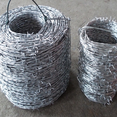 Galvanizzata, con un solo rasoio, di filo spinato di ferro spinato