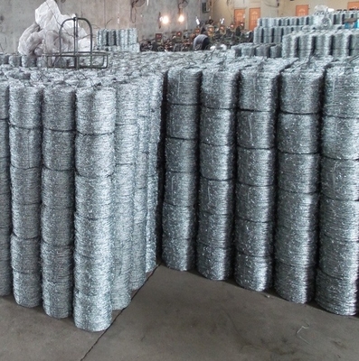 Galvanizzata, con un solo rasoio, di filo spinato di ferro spinato