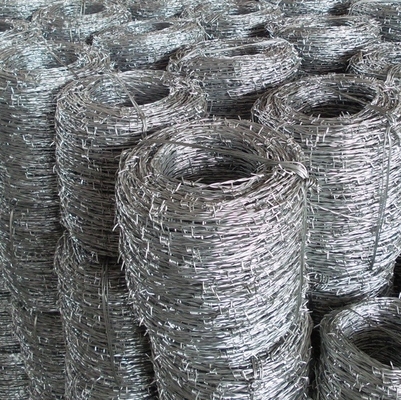 Galvanizzata, con un solo rasoio, di filo spinato di ferro spinato