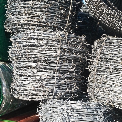 Galvanizzata, con un solo rasoio, di filo spinato di ferro spinato