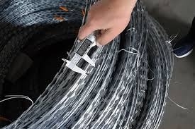 2.5mm ferro galvanizzato filo singolo rasoio